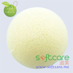 SOFTCARE KONJAC SPONGE 100% PURE KONJAC PUFF SPONGE