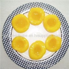 Canned Yellow Peaches Halves In Light Syrup