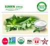 Natural low calorie food use gras NOP organic stevia leaves extract Reb-A 60 percent TSG 95 percent