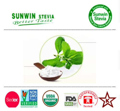 organic stevia leaves extract Reb-A 80% TSG 95 percent