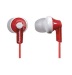 New Panasonic RPHJE120R Dynamic Crystal Sound Ergonomic Comfort-Fit In-Ear Ear Bud Headphones