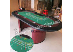 Luxury Texas Holdem Poker Card Games Casino Gaming Baccarat Table