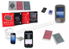 Taiwan Royal Plastic Marked Poker Cards Fade Resistant Cheating Playing Cards