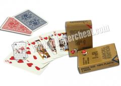 Plastic Gambling Props 2 Regular Index Modiano Golden Trophy Playing Cards
