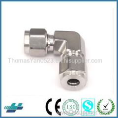 Stainless Steel Swagelok Standad Elbow Metric Thread Bite Type Tube Fittings