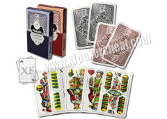 Casino Games Paper Red Narrow Index Piatnik Playing Cards Double Deck