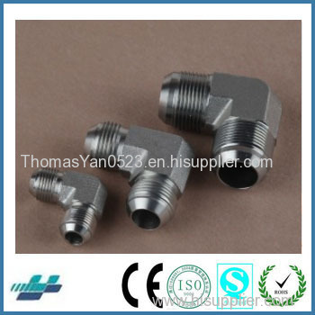 Stainless Steel Swagelok Standard Eblow JIC Male Cone Flared Tube Fittings