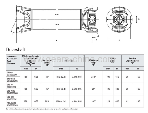 6L5Z-3A427-AA front axle cv drive shaft for MAZDA