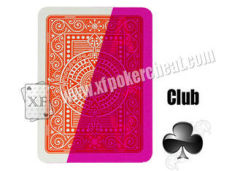 Plastic Gambling Props Red Italy Modiano Texas Holdem Playing Cards For Lenses