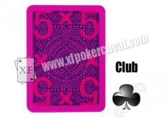 Plastic Gambling Props Red Italy Modiano Texas Holdem Playing Cards For Lenses