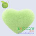 SOFTCARE heart type 100% pure konjac puff facial cleansing konjac sponge