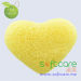 SOFTCARE heart type 100% pure konjac puff facial cleansing konjac sponge