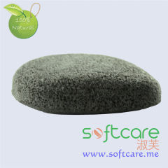 SOFTCARE water drop tear type 100% pure konjac puff facial cleansing konjac sponge