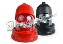 Black Plastic Electronic Dice Cup Cheating Device For Dice Games