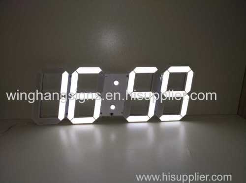 Led 3D digital Wall Clock