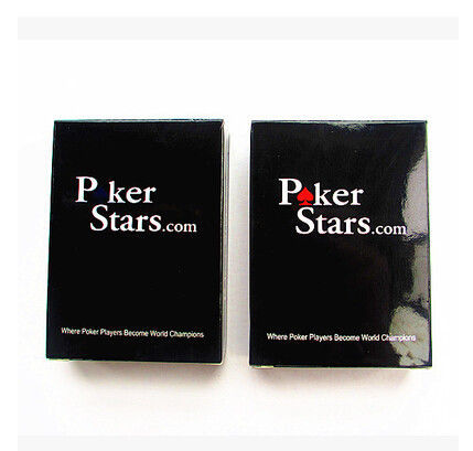 Gambling Props With 2 Jumbo Index Of Poker Star Blue Red Plastic Playing Card
