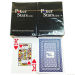 Gambling Props With 2 Jumbo Index Of Poker Star Blue Red Plastic Playing Card