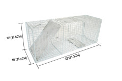 CATCH & RELEASE Humane ANIMAL TRAP L32"xW12"xH10"