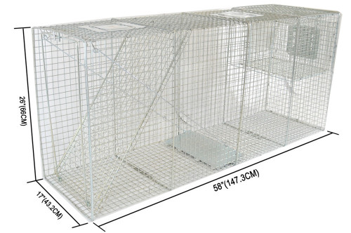 CATCH & RELEASE Humane ANIMAL TRAP L58"xW26"xH17"