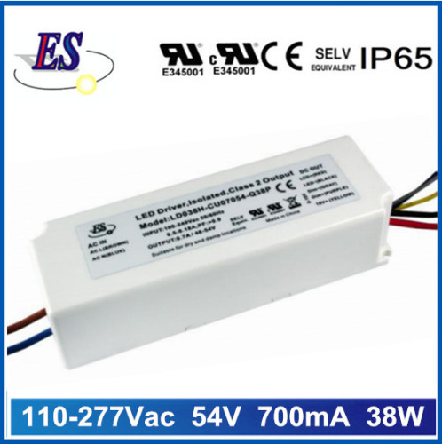 38W Constant Current LED Driver with 1-10V Dimming UL CUL CE