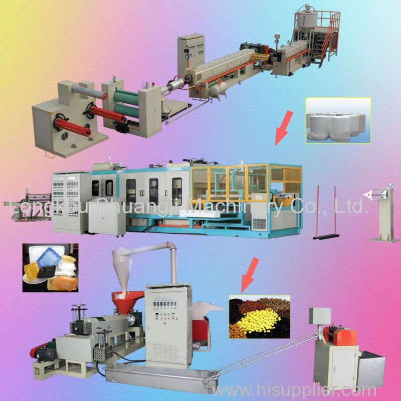 China best price PS food box making machine