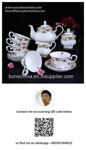 Fine Bone China Tea Set Wholesale Contact Now