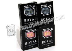 Taiwan Royal Gambling Props Plastic Playing Cards Bridge Size Regular Size