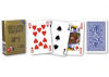 4 Regular Index Plastic Modiano Golden Trophy Playing Cards With Single Deck