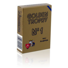 4 Regular Index Plastic Modiano Golden Trophy Playing Cards With Single Deck