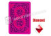 Plastic Jumbo Index Poker Size Playing Cards With Red Ink Markings For UV Invisible Contact Lenses