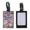 Travel PVC Luggage Tags Custom Logo Plastic Luggage Tag