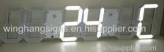 Hot Selling for Led time and temp clock 88:88:88 White Color