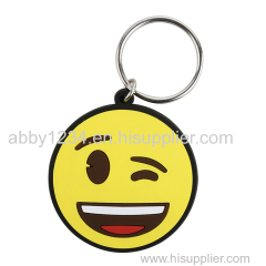 Custom cute shape 3D Soft PVC Keychain