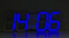 Blue Color Led 3D digital clock 88:88