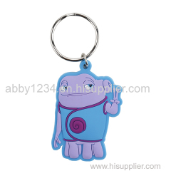 custom Character Shape Soft PVC Rubber Keychain