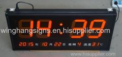 Macau Project of Led digital clock 3inch for indoor