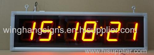 Indonesia Project of Led digital clock 4inch for indoor