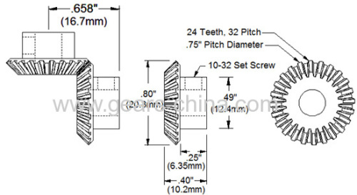 Terex TR100 Dump Truck 15019463 Steeering Spiral Bevel Gear