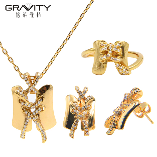 24k african gold plating online shopping bridal wedding reception matching jewelry sets women Christmas gifts