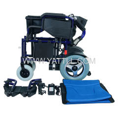 Camel basic folding power wheelchair with free cup holder Motor 340W
