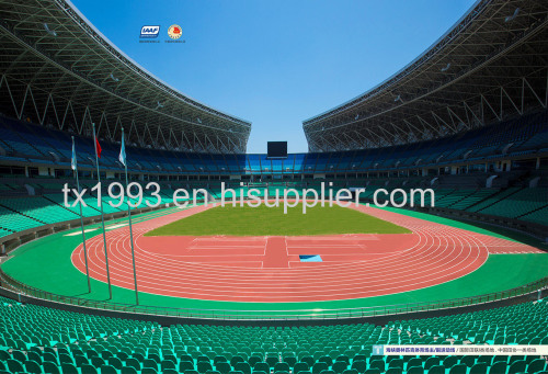 IAAF Prefabricated Rubber Running Track, Rubber Sport Surface Roll Manufacturer