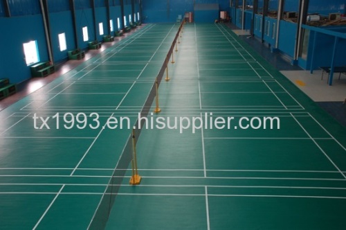 Prefabricated Sport Surface Roll Manufacturer Rubber Sport Flooring Court Surface Factory