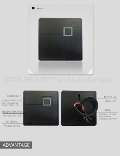 id/ic door access wireless proximity card reader