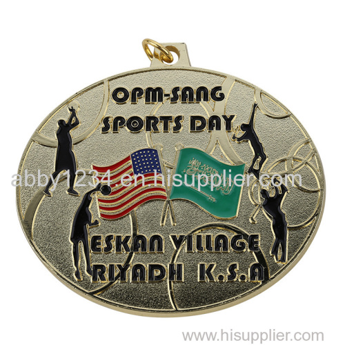 High quality 3D custom zinc alloy antique souvenir medal
