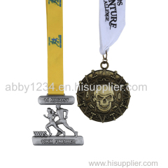 High quality Custom medal medal with colors medal with ribbon