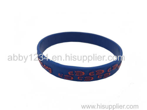 Promotional Soft Blank Rubber Wristbands SiliconeBracelets with Mixed Colors