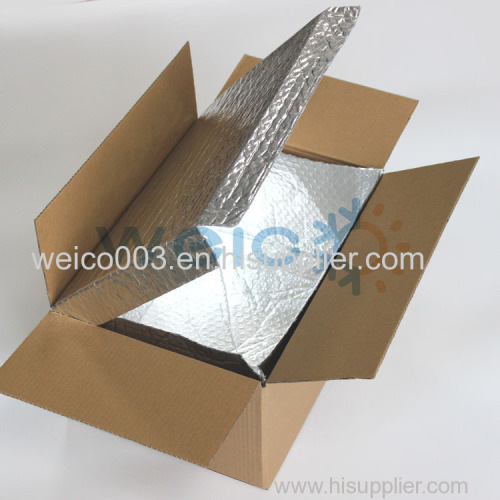 aluminum foil moisture proof thermal insulated box liner for seafoods