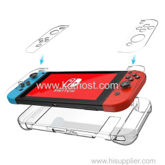 Komost Anti-scratch Shock-Absorption Transparent Crystal Hard Back Protective Case Cover for Switch