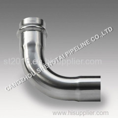 Stainless steel press elbow fitting manufacturer of China