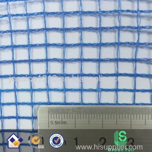 blue HDPE windbreak net